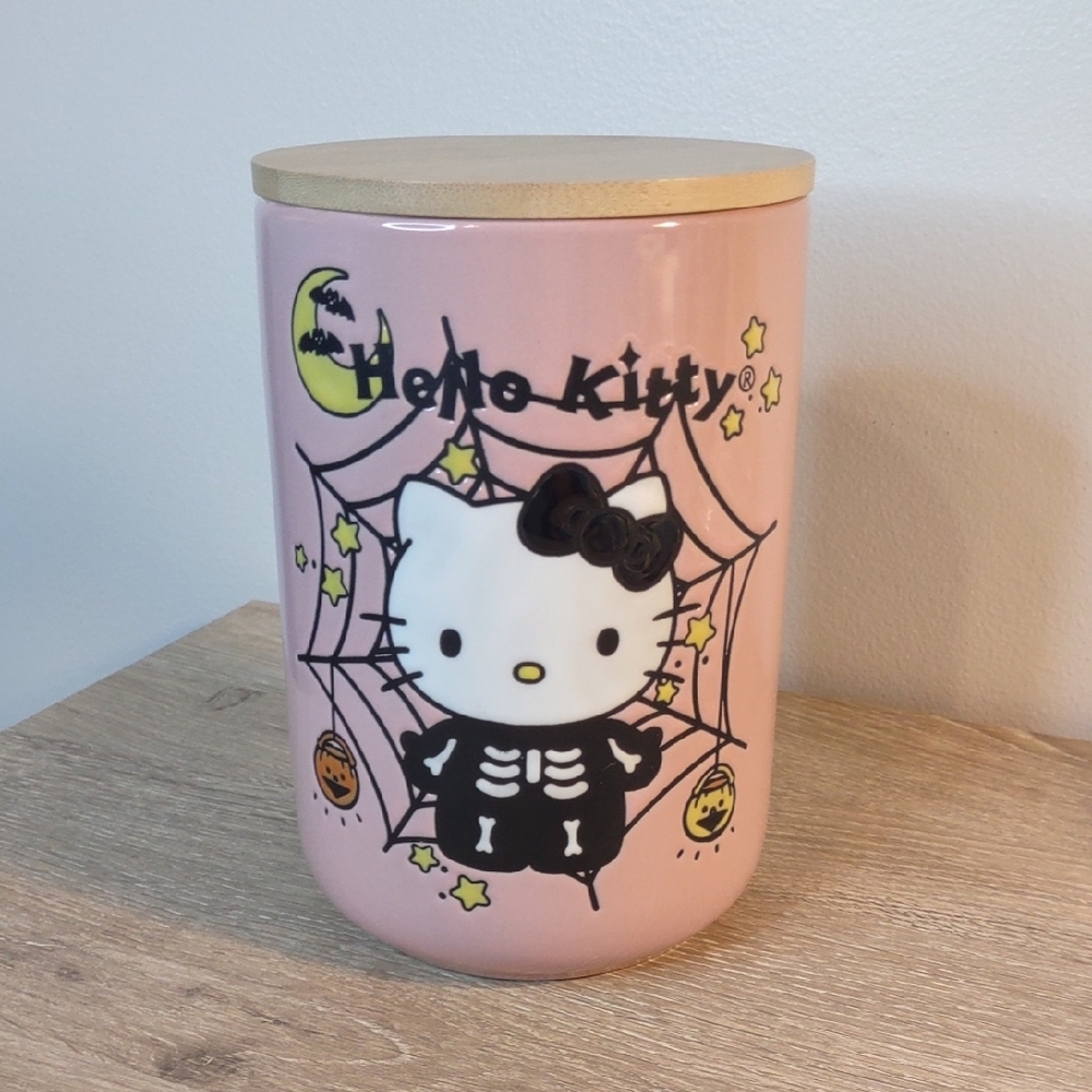 Hello Kitty Sanrio Halloween Ceramic Lidded Jar